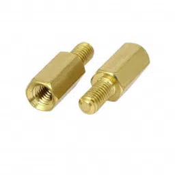 M3 X 10mm Male-Female Brass Hex Threaded Pillar Standoff Spacer - 10 Piece Pack-image-74