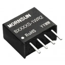 B0512S-1WR2 Mornsun 5V to 12V DC-DC Converter 1W Power Supply Module - Miniature SIP/DIP Package-24