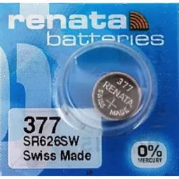 Renata 377 SR626SW (Original) 1.55V 28mAh Silver Oxide Button Cell Battery-image-82