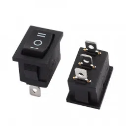 SPDT ON-OFF-ON Rocker Switch - Lock Action-5