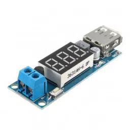 DC-DC 4.5-40V To 5V 2A USB Charger Step down Converter Voltmeter Module-8