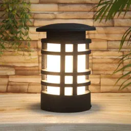superscape outdoor lighting Grey Mild Steel Gate Light-picture-5