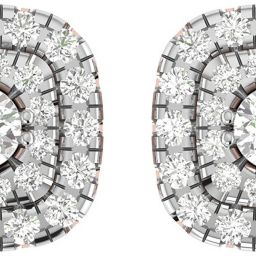 amarta Celestial Diamond Earring Rose Gold 18kt Stud Earring-image-57