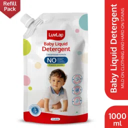Baby Laundry Detergent Refill pack- 1000ml, pH Balanced Dermatologically tested Liquid Detergent-18