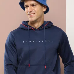 Harvard Typography Printed Hooded Sweatshirt-image-44