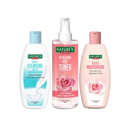 Natures Essence CTM The Ultimate Skincare Trio- Cleansing Milk+ Toner+ Moisturiser - 300ml-23