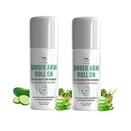 TNW the natural wash Women Set of 2 Cucumber & Aloe Extract Under Arm Roll On - 50 ml each-25