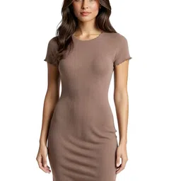 glitchez Ribbed Bodycon Dress-picture-49