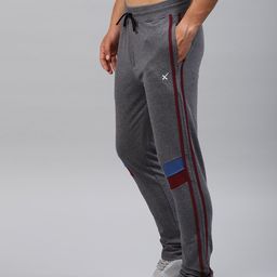 HRX by Hrithik Roshan Athleisure Men Charcoal Grey Solid Track Pants-picture-18