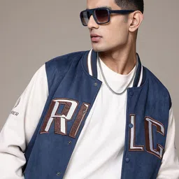 The Roadster Lifestyle Co. Embroidered Varsity Jacket-picture-6