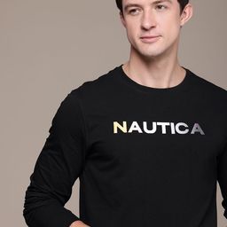Nautica Brand Logo Printed T-shirt-picture-17