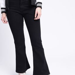 glitchez Women Street Chic Slim Flared Jeans-image-46