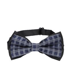 Peter England Men Navy Blue & White Woven Design Bow Tie-picture-46