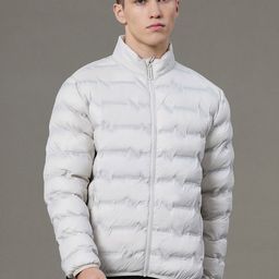 Red Tape Men Stand Collar Puffer Jacket-22