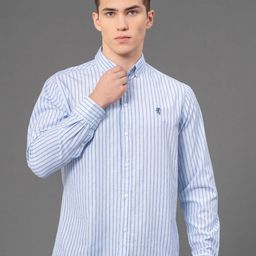 Red Tape Men Button Down Collar Striped Casual Shirt-image-57