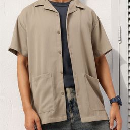 Kook N Keech Utility Chic Textured Relaxed Fit Shirt-picture-24