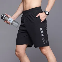 HRX by Hrithik Roshan Men Typography Training Shorts-picture-4