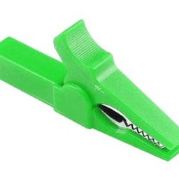 Green 55mm Copper Insulated Crocodile Clip Opening 10mm for Banana Plug 4mm-19