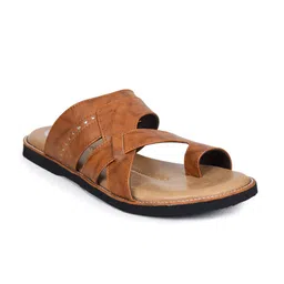 Ajanta Men Tan Slip-Ons-image-55
