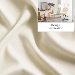 IVAZA Cream Polyester Window Curtain image 5