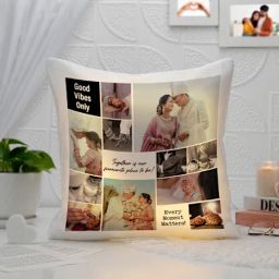 Personalized Good Vibes LED Couples Cushion-image-7