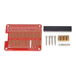 DIY Proto HAT Shield Raspberry Pi 2 HAT Board for Raspberry Pi 2 Model B+ / A+- RED - RS1773DIY Proto HAT Shield Raspberry Pi 2 HAT Board for Raspberry Pi 2 Model B+ / A+- RED - RS1773-2