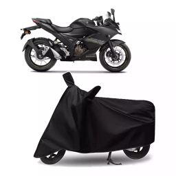 Auto Pearl Bike Cover for Suzuki Gixxer SF 250 (Black)-image-57