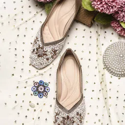 TRYME Women Printed Ethnic Open Toe Flats-image-27