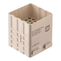 Harting Heavy Duty Connector Inserts / Modules HEAVY DUTY MODULE, PLUG, 42POS, 14AWG, 09140423001-40