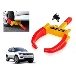 Auto Pearl Claw Type Adjustable Anti Theft Wheel Clamp Lock for Jeep Compass 1.4 Limited 2017-11