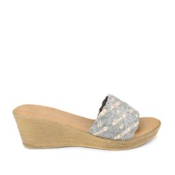 Inc.5 Women's Pewter Casual Wedges-picture-1