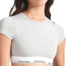 Calvin Klein Underwear Grey Logo Regular Fit Bra-picture-23