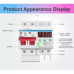 amiciSmart WiFi MCB Circuit Breaker 63 A Timer Switch with Smart Protection & Voice Control, 1xTOMZ-TOB15-WIFI image 3