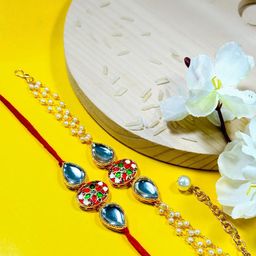 JN HANDICRAFT Pink Rakhi-image-60