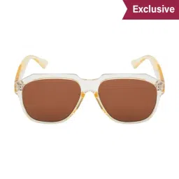 Ted Smith Brown Aviator UV Protection Unisex Sunglasses-image-45
