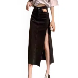 StyleCast Side Slit Midi Skirt-picture-17