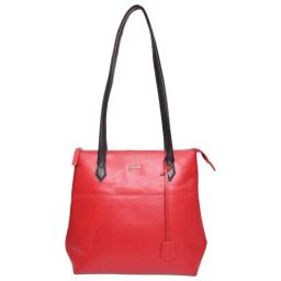 SASSORA Red Solid Large Tote Handbag-42