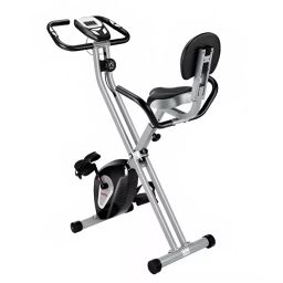 Dolphy Stationary Exercise X Bike 120 Kg Capacity Stainless Steel Silver and Black, DGC5-W-picture-37