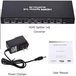 LOTA High-Speed 1x8 HDMI Splitter Black 1 Input & 8 Output Ports, MST-842-LT image 2