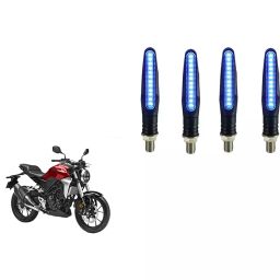 Cartronics Pencil Type Blue LED Indicator for Honda CB300 R(Pack of 4 Pcs)-29