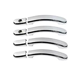 Auto Pearl Door Handle Latch Cover Chrome Finish Compatible For Ford Figo New (Set of 4)-picture-38