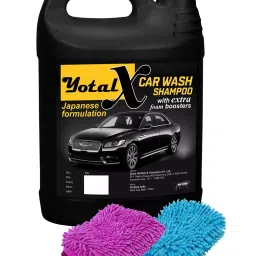 Yotal Extra Car Shampoo 5Litre with 2 Piece Microfiber Cleaning Gloves-image-68