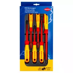 Knipex 00 20 12 V02 VDE Tested Screwdriver Phillips/Slotted Set of 6 Pcs-14