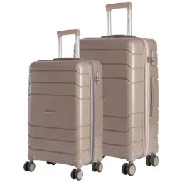 Nasher Miles Lisbon Polypropylene Champagne Hardsided Luggage Set (NM 10312 Lisbon Champagne S2)-22
