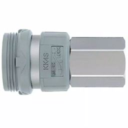 SMC Stainless Steel Female Coupler Nipple, 3/8 in Female Threaded, KK4S-03F-picture-28