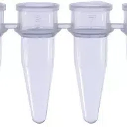 Abdos P10708 Polypropylene 0.2 ml Capacity 8 Strip Low Profile Tube-4