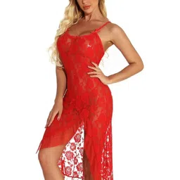 GuSo Shopee Women Red Nylon Baby Dolls-picture-46