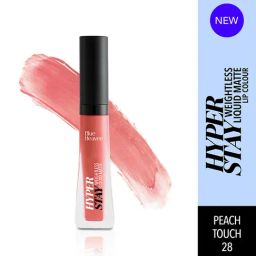 Blue Heaven Hyper Stay Weightless Liquid Matte Lip Colour Peach Touch 28 - 6 ml-2