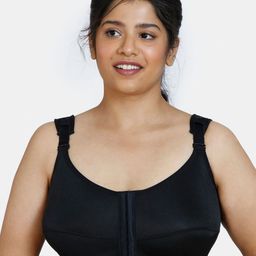 Zivame Black Solid Non-Padded Everyday Bra-picture-13