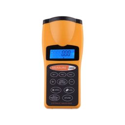 HETVIN Digital Distance Measuring Meter Laser Distance Meter LCD Display Laser Measurement Device Ultrasonic Distance Measure Meter Laser Pointer 60 Ft & 18 Mt with LCD Display image 1